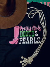 Load image into Gallery viewer, Boots and Pearls Tee
