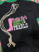 Load image into Gallery viewer, Boots and Pearls Tee
